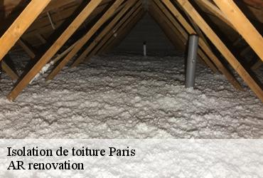 Isolation de toiture 75 Paris  AR renovation