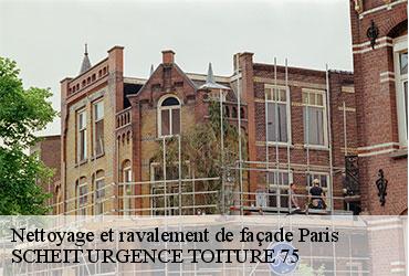 Nettoyage et ravalement de façade 75 Paris  SCHEIT URGENCE TOITURE 75