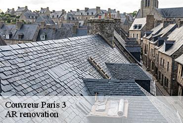 Couvreur  paris-3-75003 AR renovation