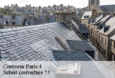 Couvreur  paris-4-75004 Scheit couverture 75
