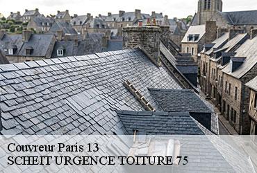 Couvreur  paris-13-75013 SCHEIT URGENCE TOITURE 75