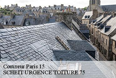 Couvreur  paris-15-75015 SCHEIT URGENCE TOITURE 75