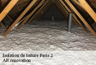 Isolation de toiture  paris-2-75002 AR renovation