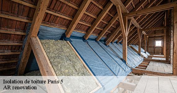 Isolation de toiture  paris-5-75005 AR renovation