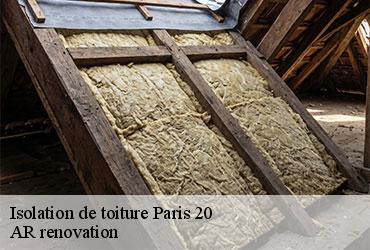 Isolation de toiture  paris-20-75020 AR renovation