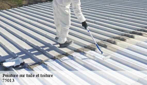 Peinture sur tuile et toiture  paris-13-75013 AR renovation