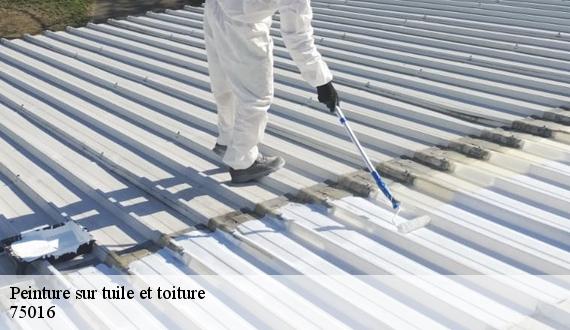 Peinture sur tuile et toiture  paris-16-75016 AR renovation