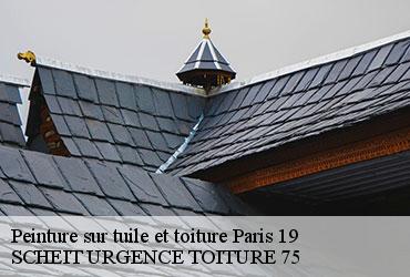 Peinture sur tuile et toiture  paris-19-75019 SCHEIT URGENCE TOITURE 75