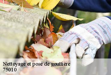 Nettoyage et pose de gouttière  paris-10-75010 AR renovation