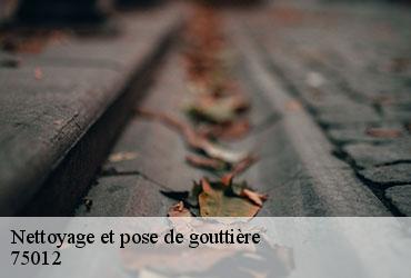Nettoyage et pose de gouttière  paris-12-75012 AR renovation