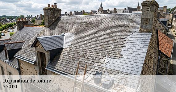 Réparation de toiture  paris-10-75010 Scheit couverture 75