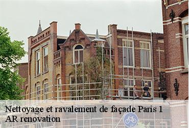 Nettoyage et ravalement de façade  paris-1-75001 AR renovation