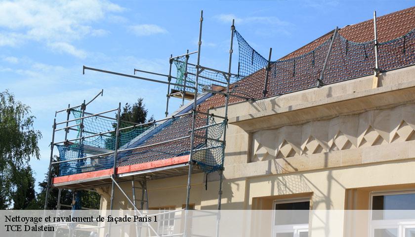 Nettoyage et ravalement de façade  paris-1-75001 TCE Dalstein