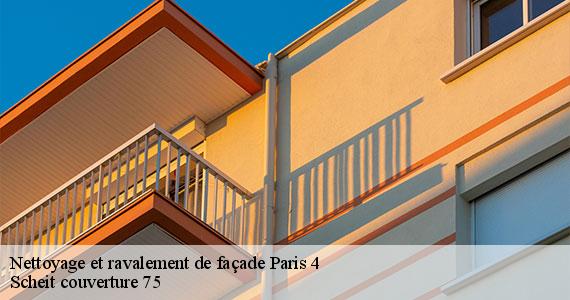 Nettoyage et ravalement de façade  paris-4-75004 Scheit couverture 75