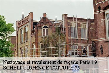 Nettoyage et ravalement de façade  paris-19-75019 SCHEIT URGENCE TOITURE 75