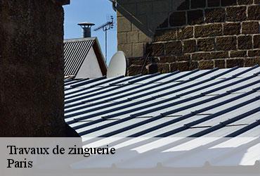 Travaux de zinguerie 75 Paris  Scheit couverture 75