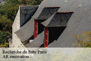 Recherche de fuite 75 Paris  AR renovation