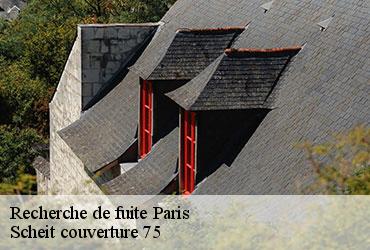 Recherche de fuite 75 Paris  Scheit couverture 75