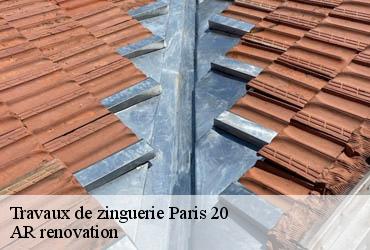 Travaux de zinguerie  paris-20-75020 AR renovation
