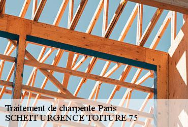 Traitement de charpente  paris-75000 SCHEIT URGENCE TOITURE 75