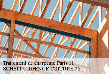 Traitement de charpente  paris-11-75011 SCHEIT URGENCE TOITURE 75