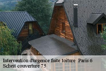 Intervention d'urgence fuite toiture   paris-6-75006 Scheit couverture 75