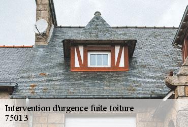Intervention d'urgence fuite toiture   paris-13-75013 AR renovation