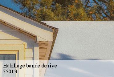 Habillage bande de rive  paris-13-75013 Scheit couverture 75