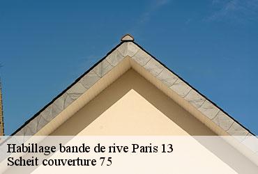 Habillage bande de rive  paris-13-75013 Scheit couverture 75