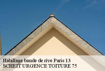 Habillage bande de rive  paris-13-75013 SCHEIT URGENCE TOITURE 75