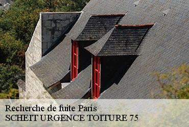Recherche de fuite  paris-75000 SCHEIT URGENCE TOITURE 75