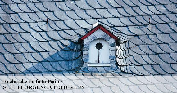 Recherche de fuite  paris-5-75005 SCHEIT URGENCE TOITURE 75
